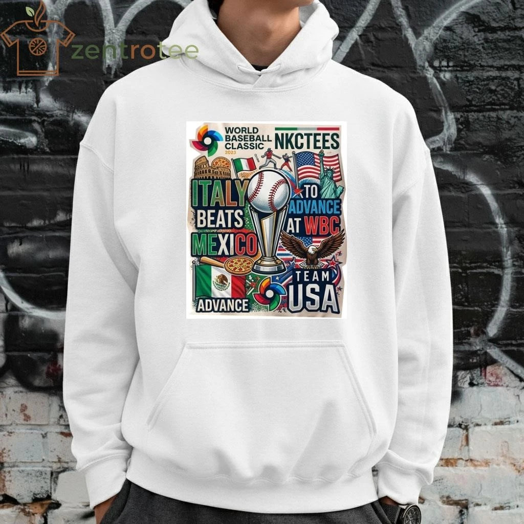 Nkctees WBC 2026 Italy Beats Mexico Commemorative Tee – Team USA Edition Cotton T-Shirt