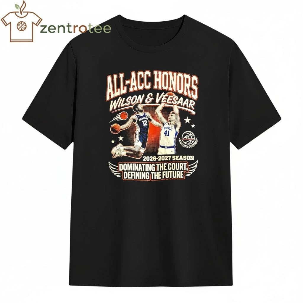 Nkctees Wilson &amp; Veesaar All-ACC Honors 2026 Special Edition Graphic T-Shirt