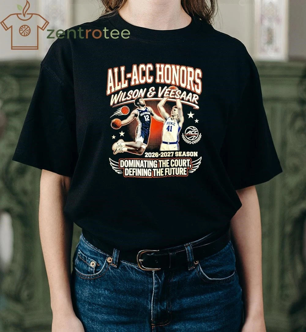 Nkctees Wilson &amp; Veesaar All-ACC Honors 2026 Special Edition Graphic T-Shirt