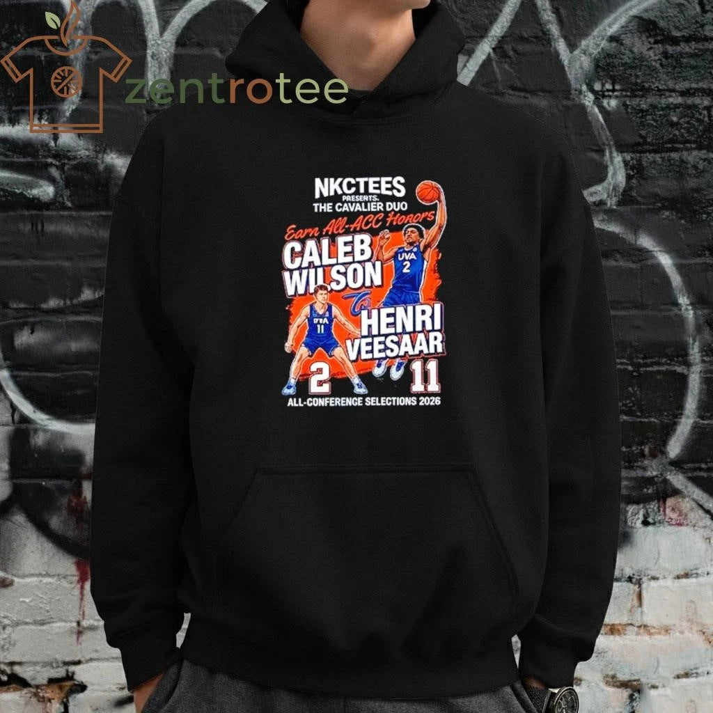 Nkctees Wilson &amp; Veesaar All-ACC Honors Vintage Graphic Oversize T-Shirt