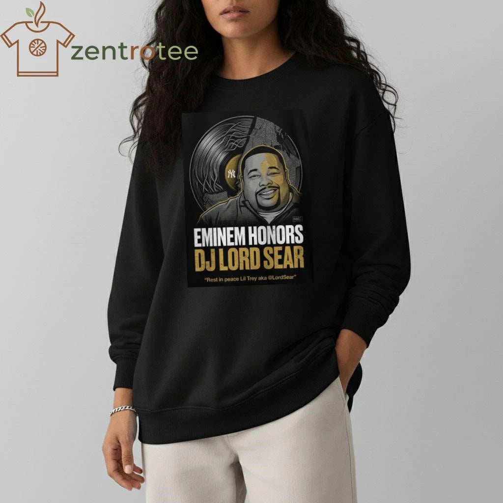 Nkctees x Eminem Honors The DJ Lord Sear Memorial T-Shirt – Matte Black Edition