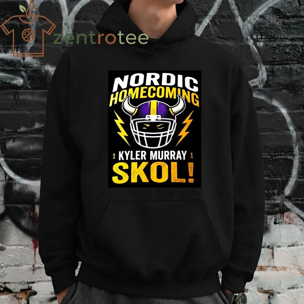 Nkctees x Kyler Murray The Nordic Homecoming Limited Edition Graphic T-Shirt – Minnesota Vikings 2026