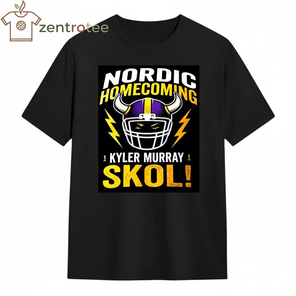 Nkctees x Kyler Murray The Nordic Homecoming Limited Edition Graphic T-Shirt – Minnesota Vikings 2026