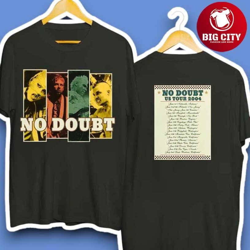 No Doubt Us Tour 2004 Two Sided Shirt