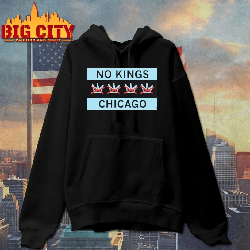No Kings Chicago Flag shirt