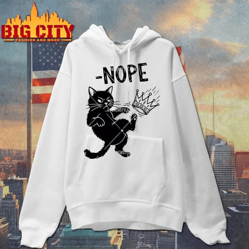 No Kings In America Black Cat Shirt