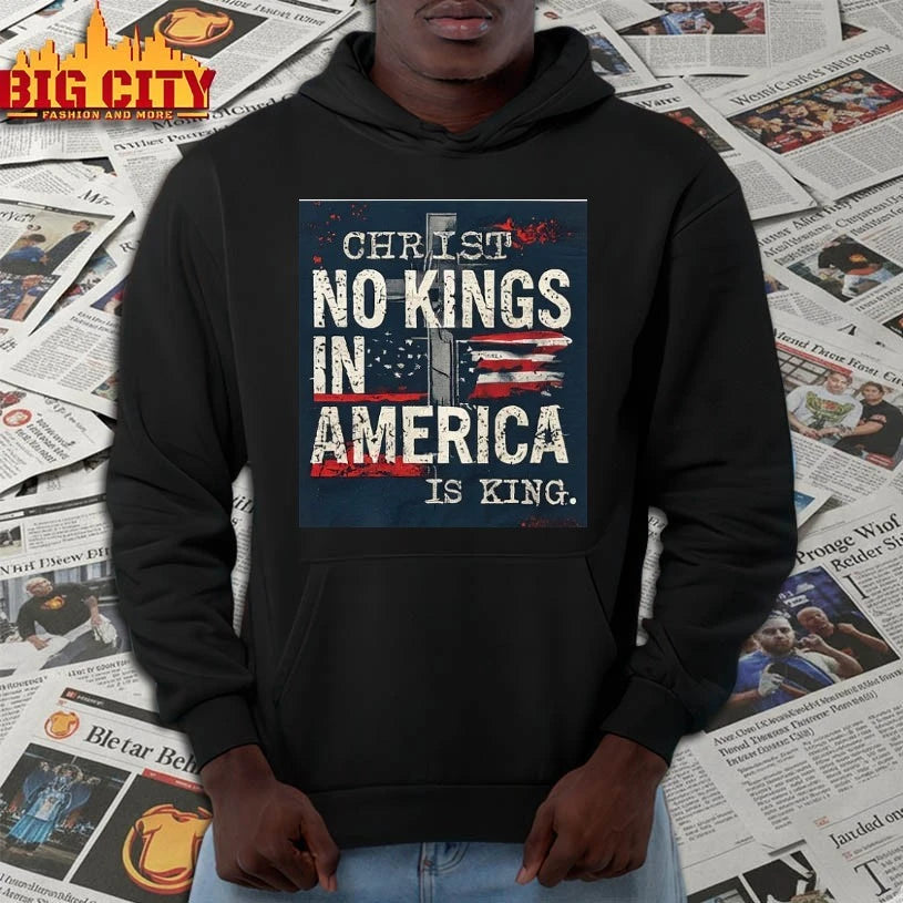 No Kings In America Christ Is King Anti Trump Shirt