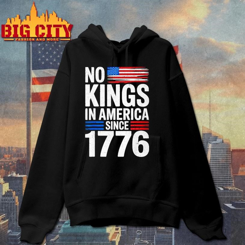 No Kings In America Rejecting Kings Patriotic Usa Shirt