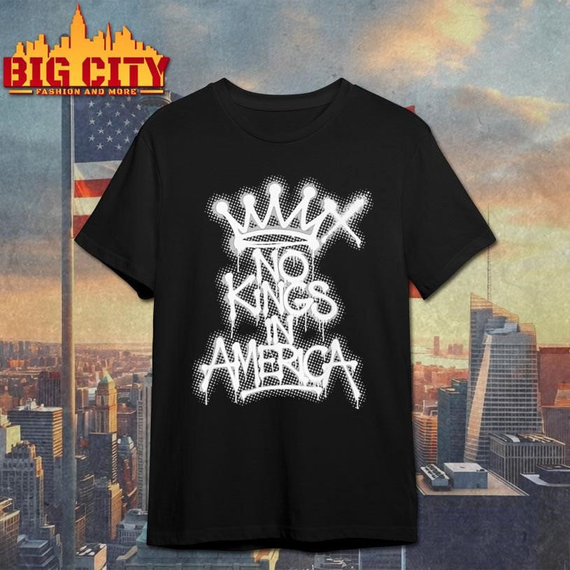 No Kings Usa Graffiti Protest Urban Shirt