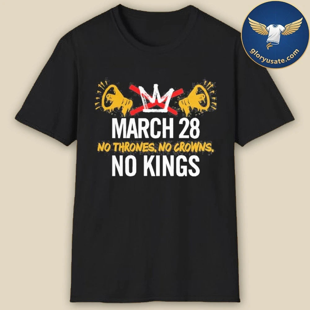 No Kings in America March 28 2026 shirt