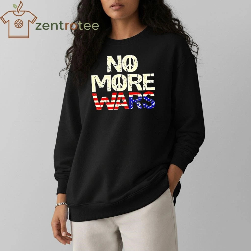 No More War x American Flag tee