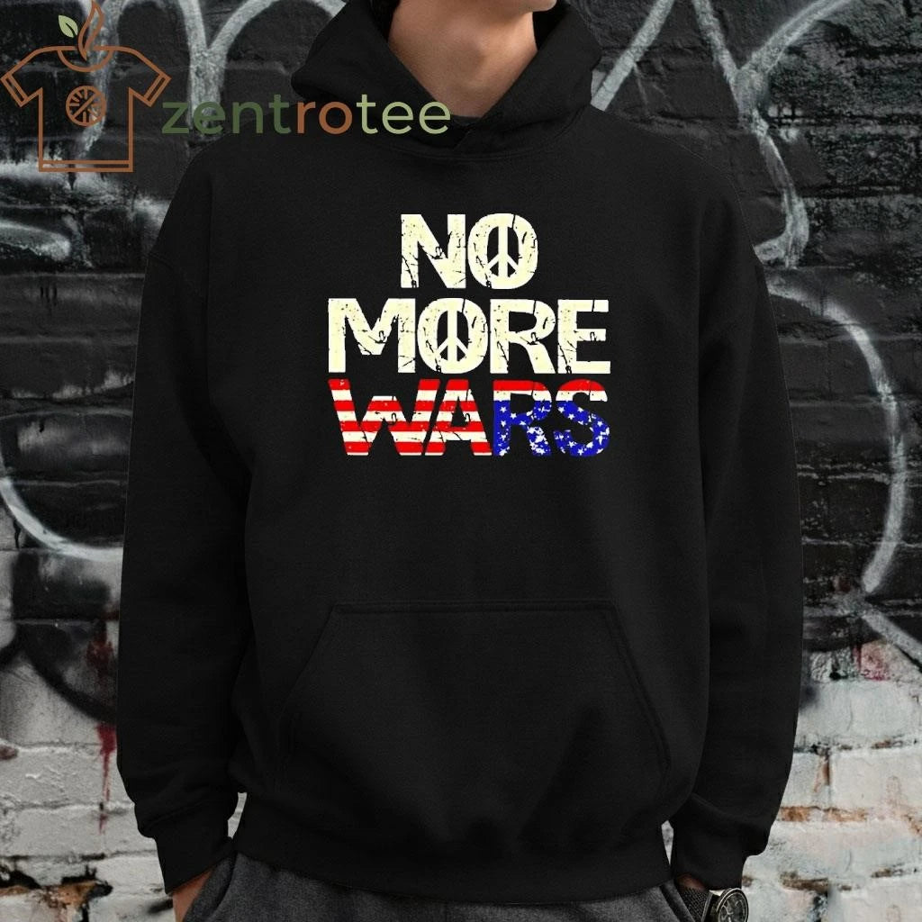 No More War x American Flag tee