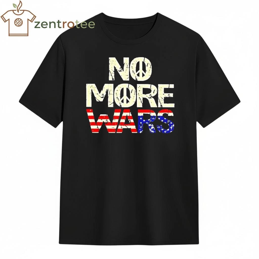 No More War x American Flag tee