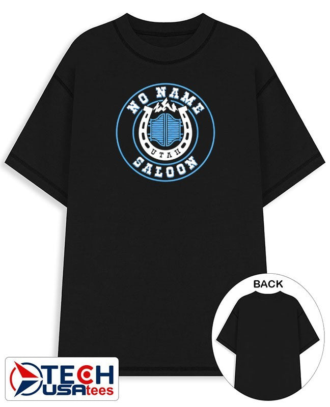 No Name Saloon Utah Jazz Basketball logo shirt