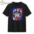 No One Want To Die For Israel US Marines Officer – Glitch Art Graphic Tee