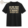 No One Want To Die For Israel US Marines Officer text tee