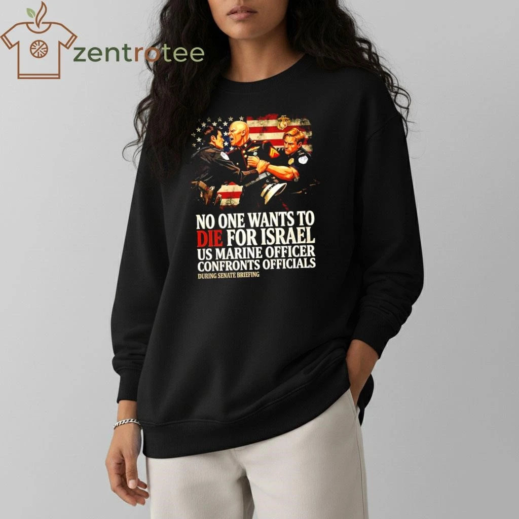 No One Wants To Die US Marine Protest tee