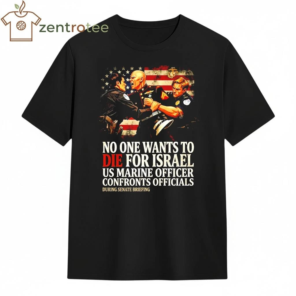 No One Wants To Die US Marine Protest tee
