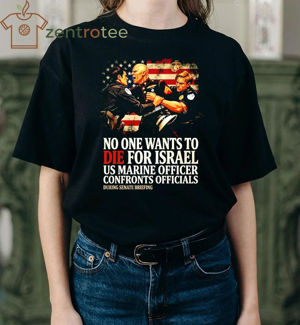 No One Wants To Die US Marine Protest tee