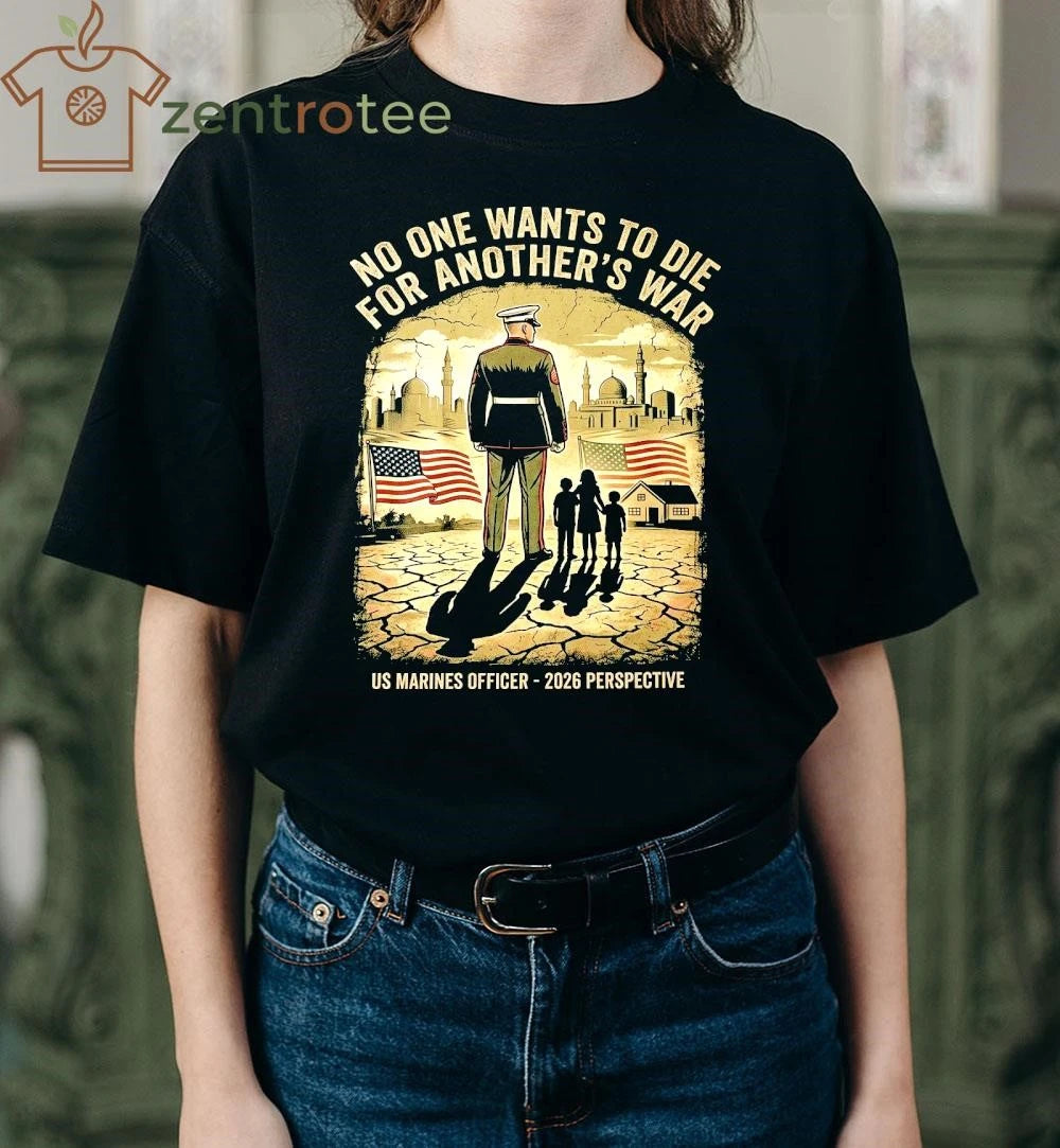 No One Wants To Die Vintage Oversized Tee – US Marines Officer 2026 Perspective