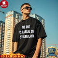No One is Illegal on Stolen Land Fuck ICE Shirt