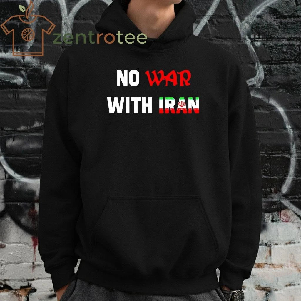 No War With Iran flag tee
