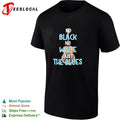No black no white just the blues guitar shirt