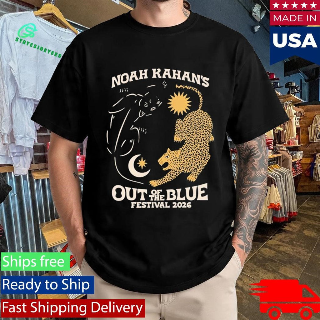 Noah Kahan 2026 Out Of The Blue Festival Shirt