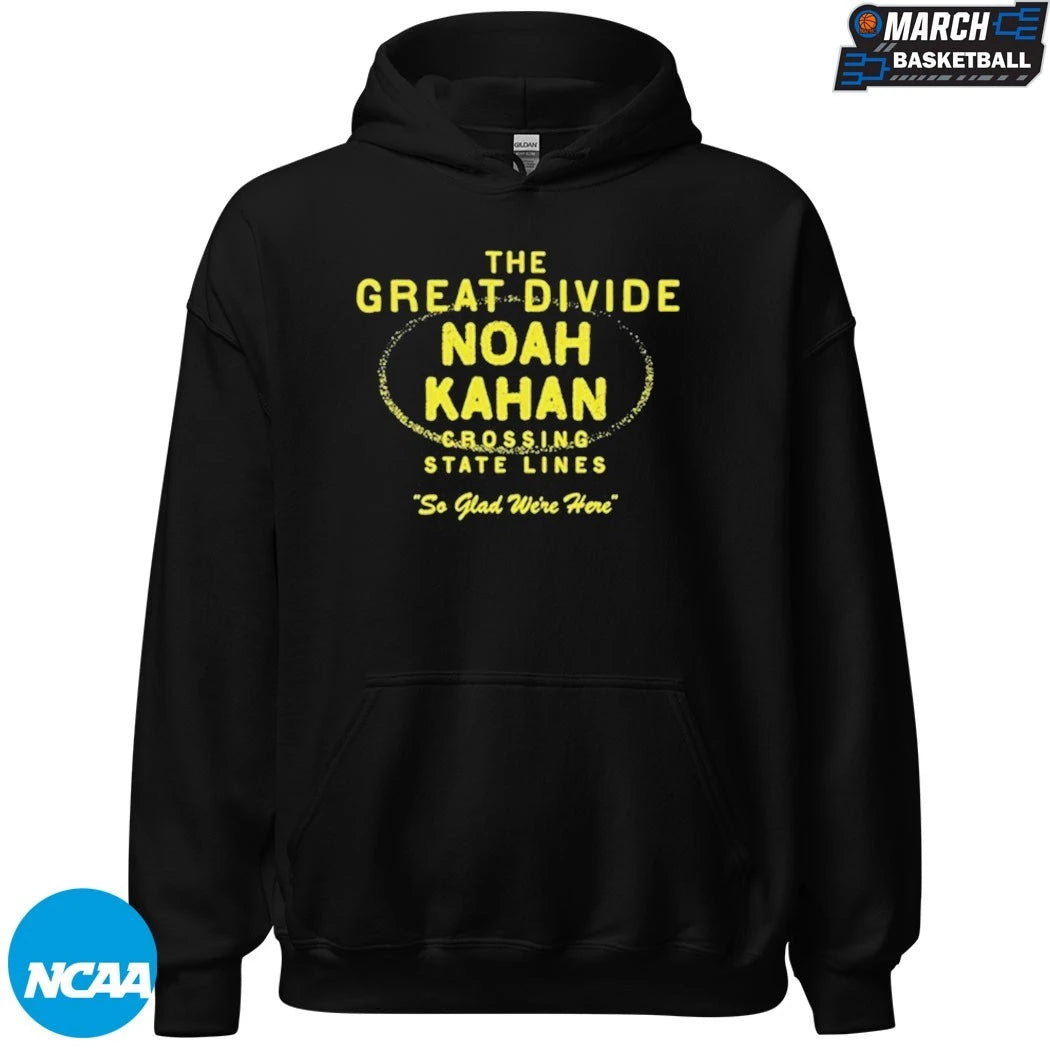 Noah Kahan The Great Divide Crossing State Lines So Glad We’re Here T-shirts