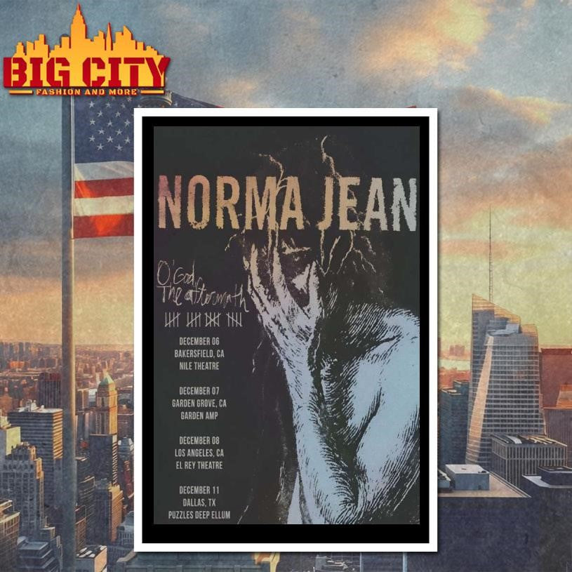 Norma Jean O’ God The Aftermath 2025 Shows Poster Shirt