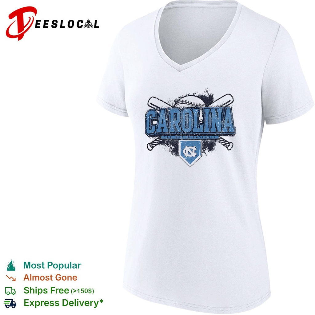 North Carolina Tar Heels Baseball Logo Team shirt