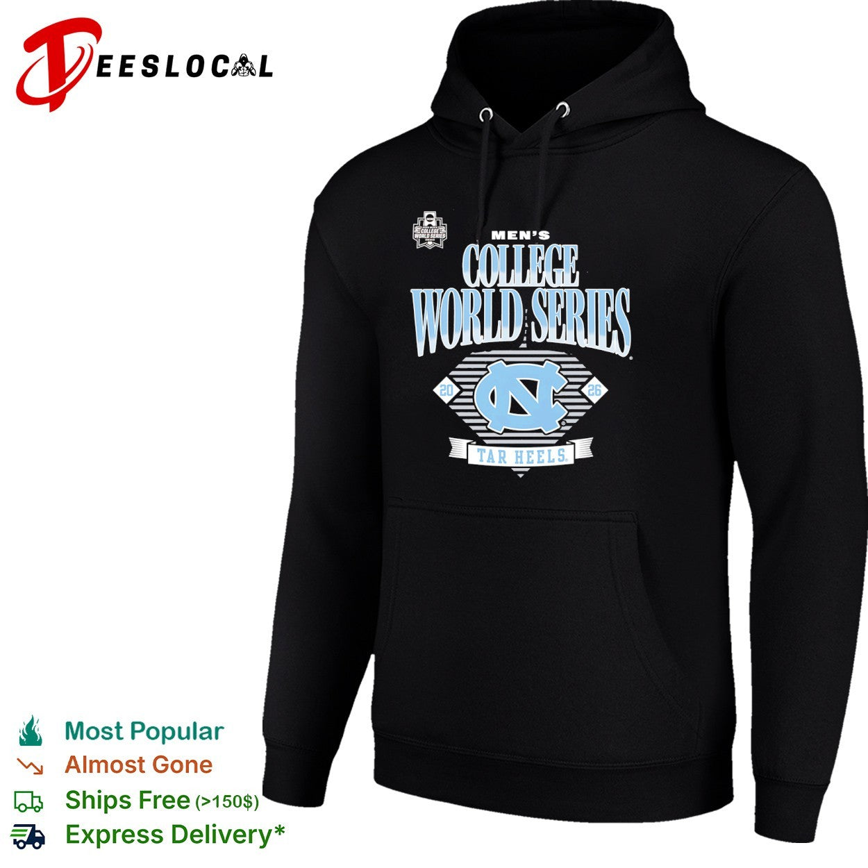 North Carolina Tar Heels College World Series 2026 Omaha NCAA championship shirt