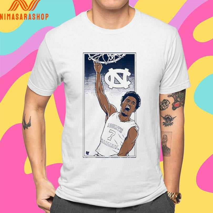North Carolina Tar Heels Men’s Basketball Seth Trimble Signature Slam Shirts