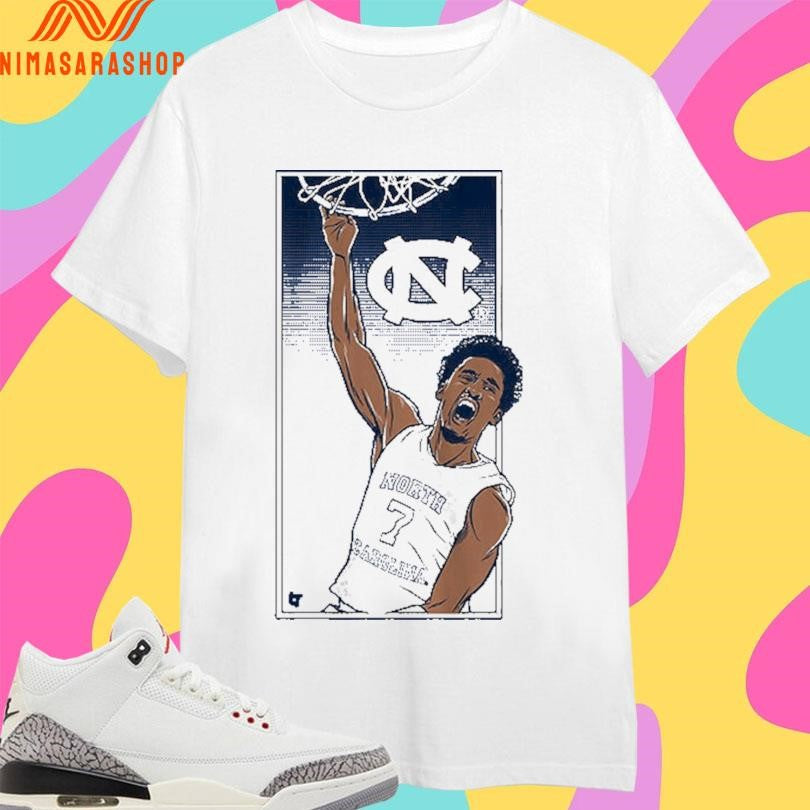 North Carolina Tar Heels Men’s Basketball Seth Trimble Signature Slam Shirts