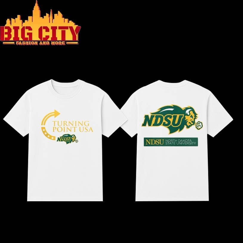 North Dakota State University Turning Point USA 2025 Two Sided Shirt