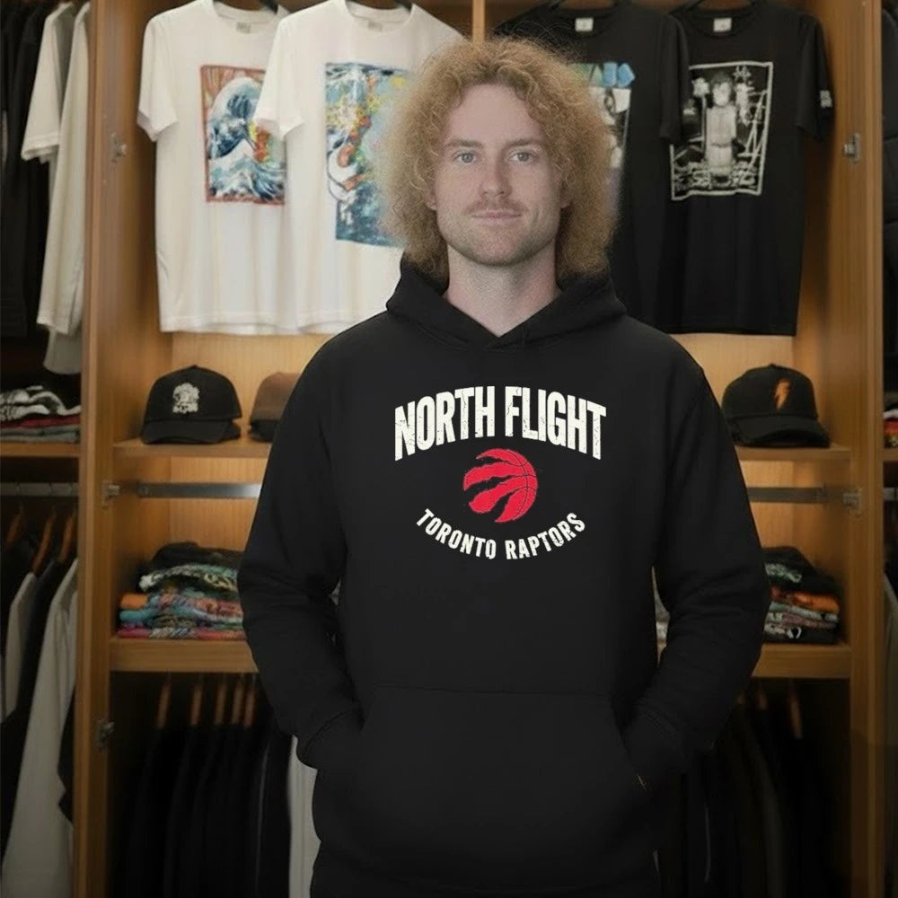 North Flight Toronto Raptors Vintage Canada Basketball Shirt