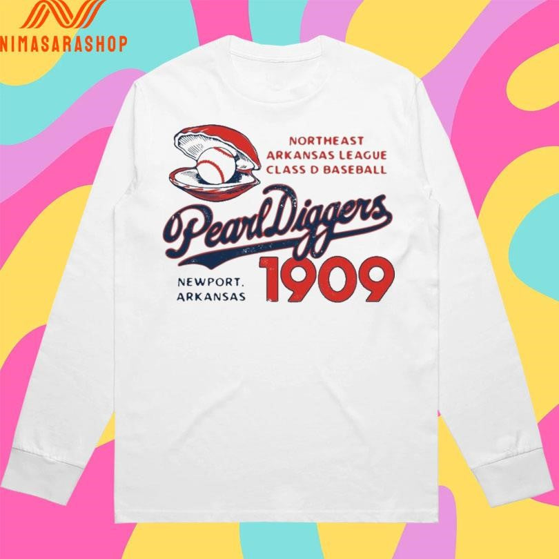 Northeast Arkansas League Class D Baseball Pearl Diggers Newport Arkansas 1909 Shirts