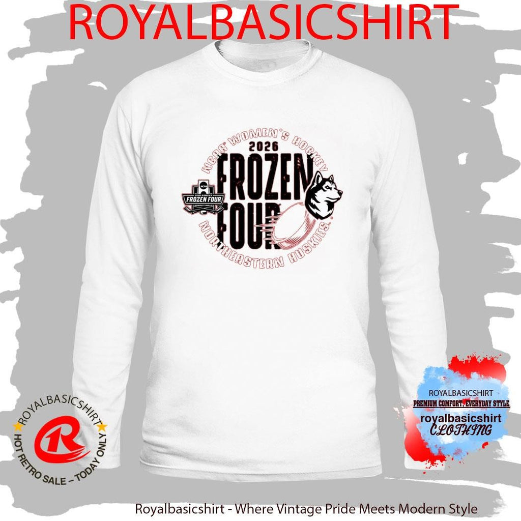 Northeastern University Women’s Hockey 2026 Frozen Four T-Shirt