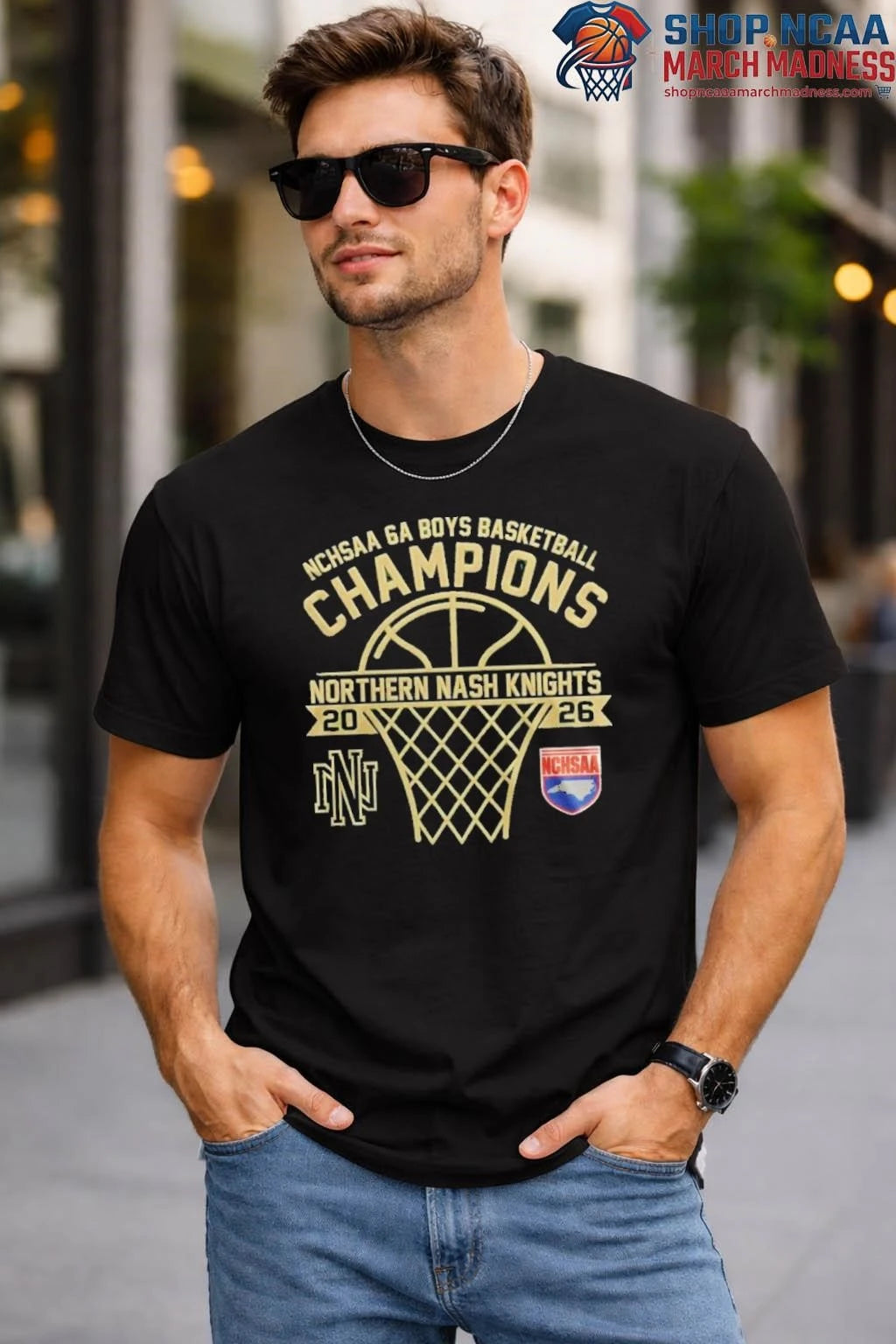 Northern Nash Knights 6A Boys NCHSAA Champions 2026 Shirt NCHSAA Champions 2026 Shirt