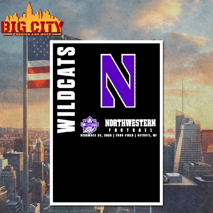 Northwestern Wildcats Football Gameabove Sports Bowl Shirt
