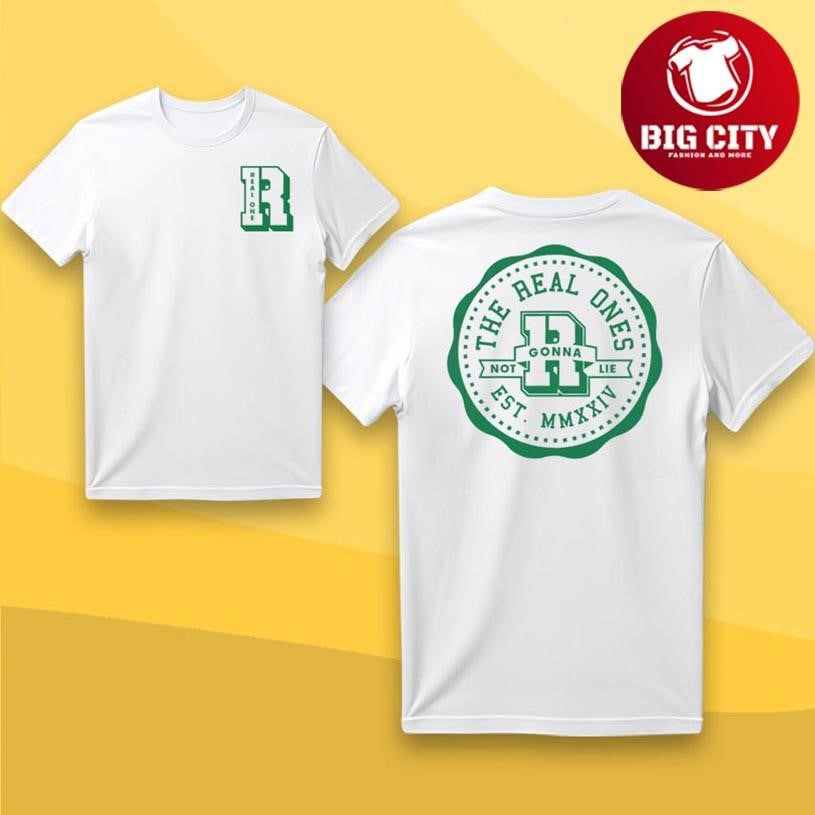 Not Gonna Lie The Real One Badge Two Sided Shirt