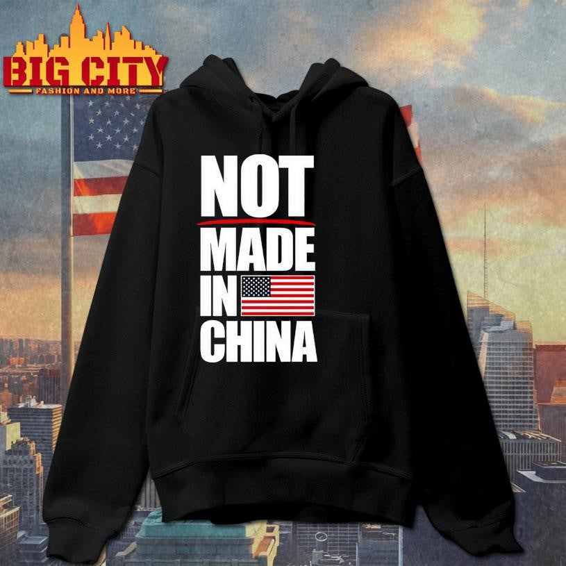 Not Made in China American Flag shirt