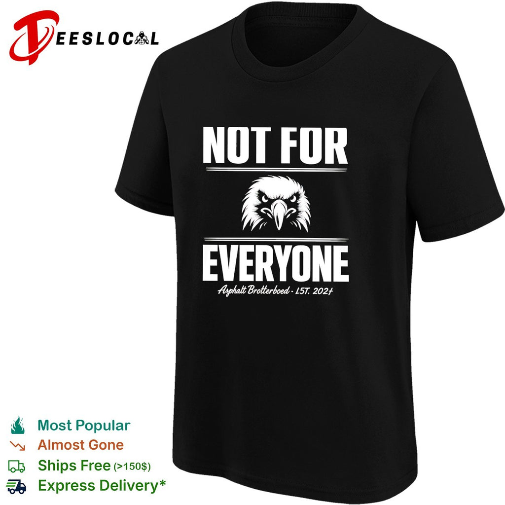 Not for everyone eagle motorcycle shirt