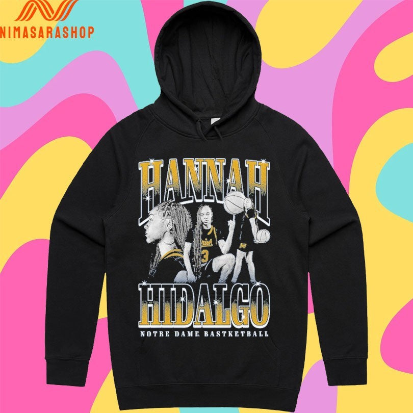 Notre Dame Fighting Hannah Hidalgo Notre Dame Basketball Shirts