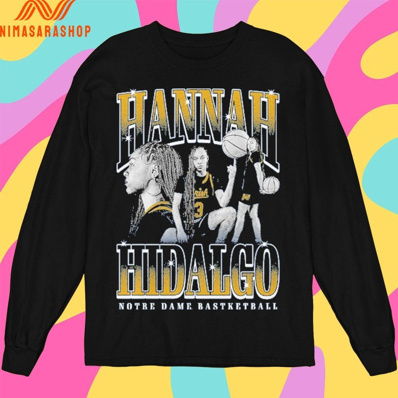 Notre Dame Fighting Hannah Hidalgo Notre Dame Basketball Shirts