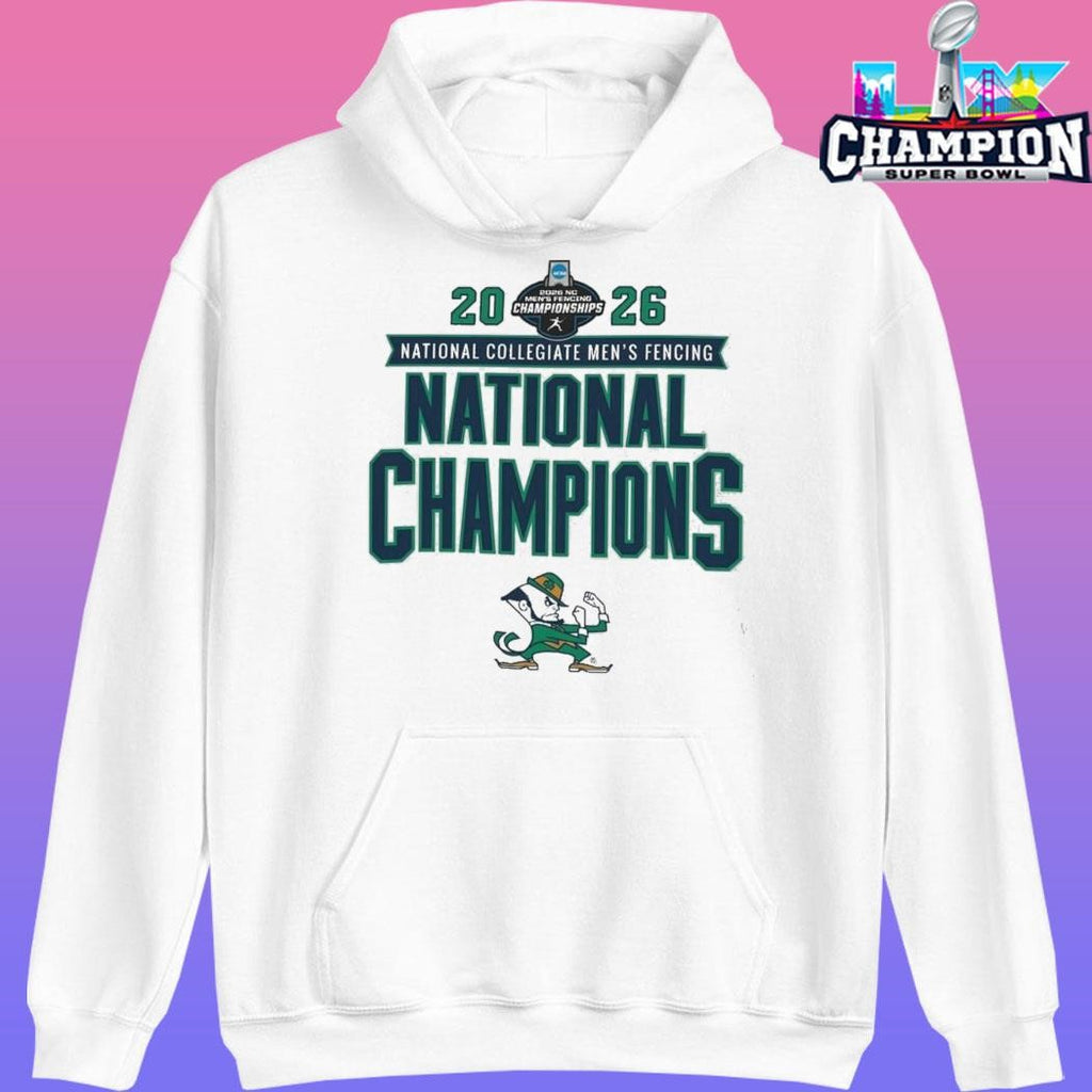 Notre Dame Fighting Irish 2026 Ncaa Men’s Fencing National Champions Shirt