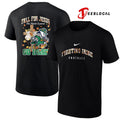 Notre Dame Fighting Irish x fall for Jesus he never leaves mascot shirt