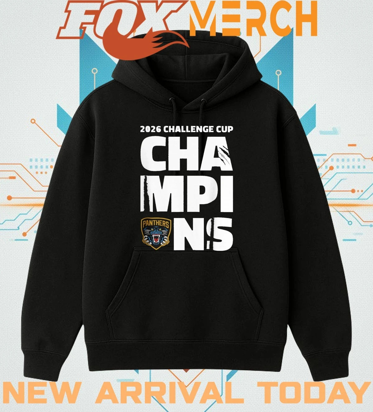 Nottingham Panthers 2026 Challenge Cup Champions shirt