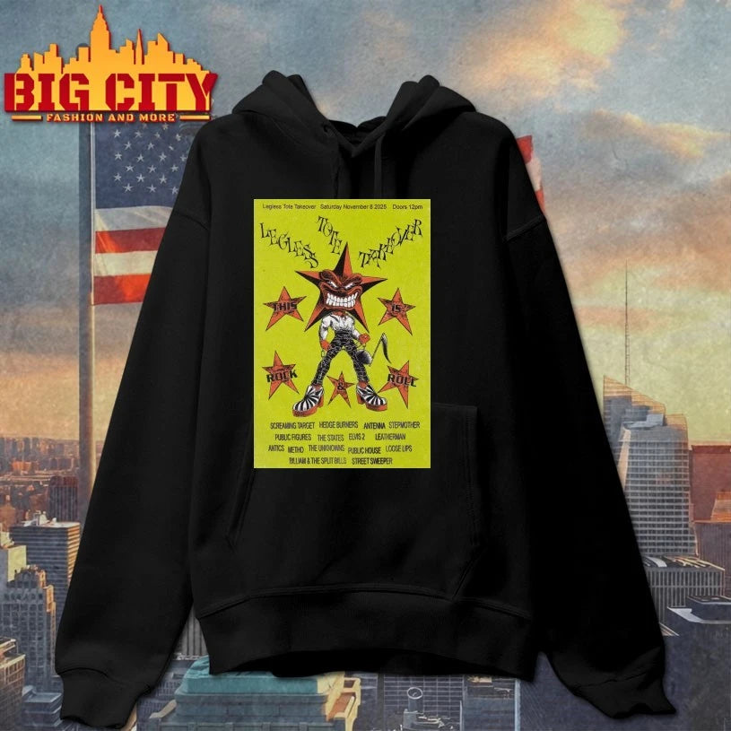 Nov 8 2025 Legless Records Poster Legless Tote Takeover Poster Shirt