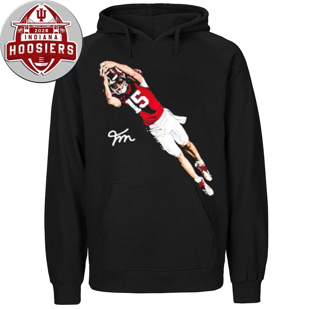 Number 15 Fernando Mendoza Super CATCH Signature 2026 Tee Shirt